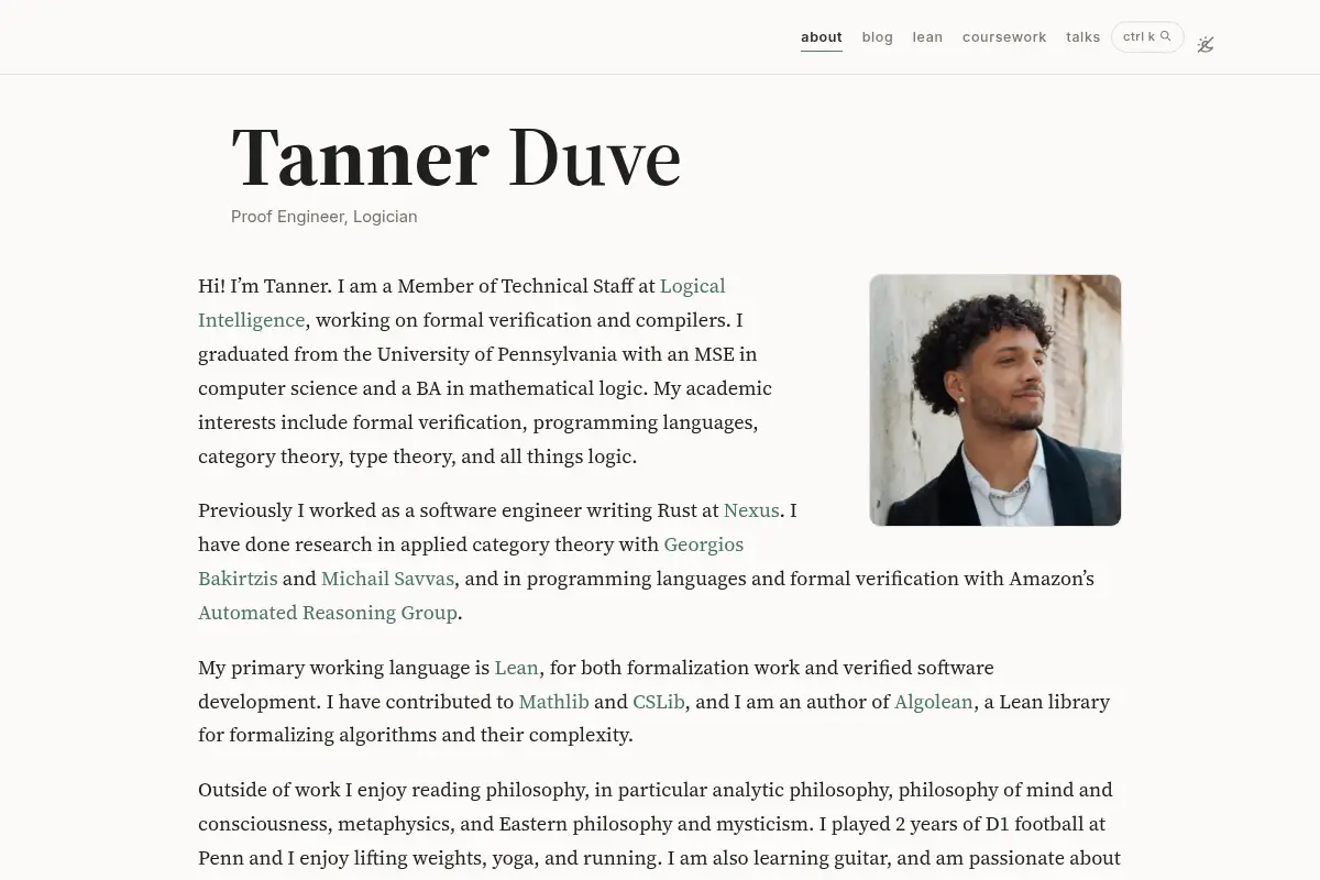 Tanner Duve