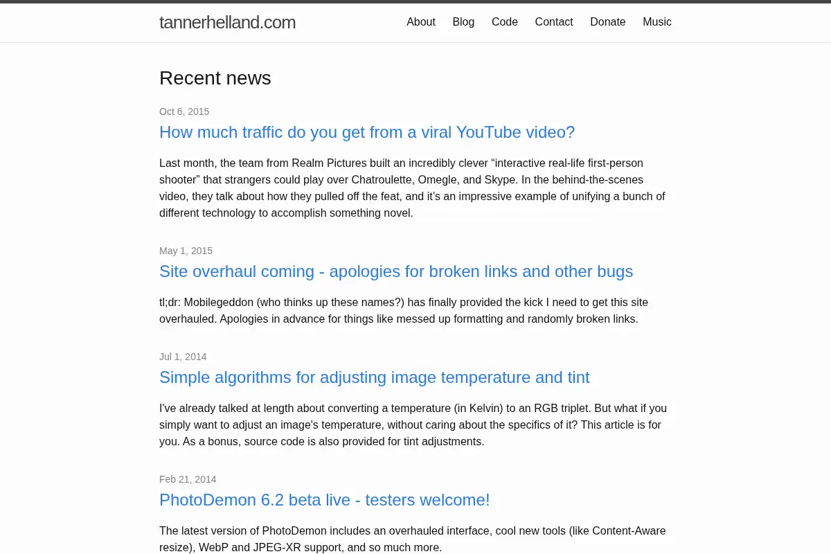 tannerhelland.com