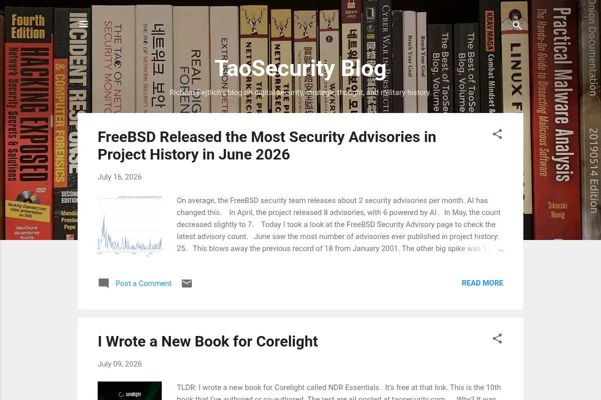 TaoSecurity Blog