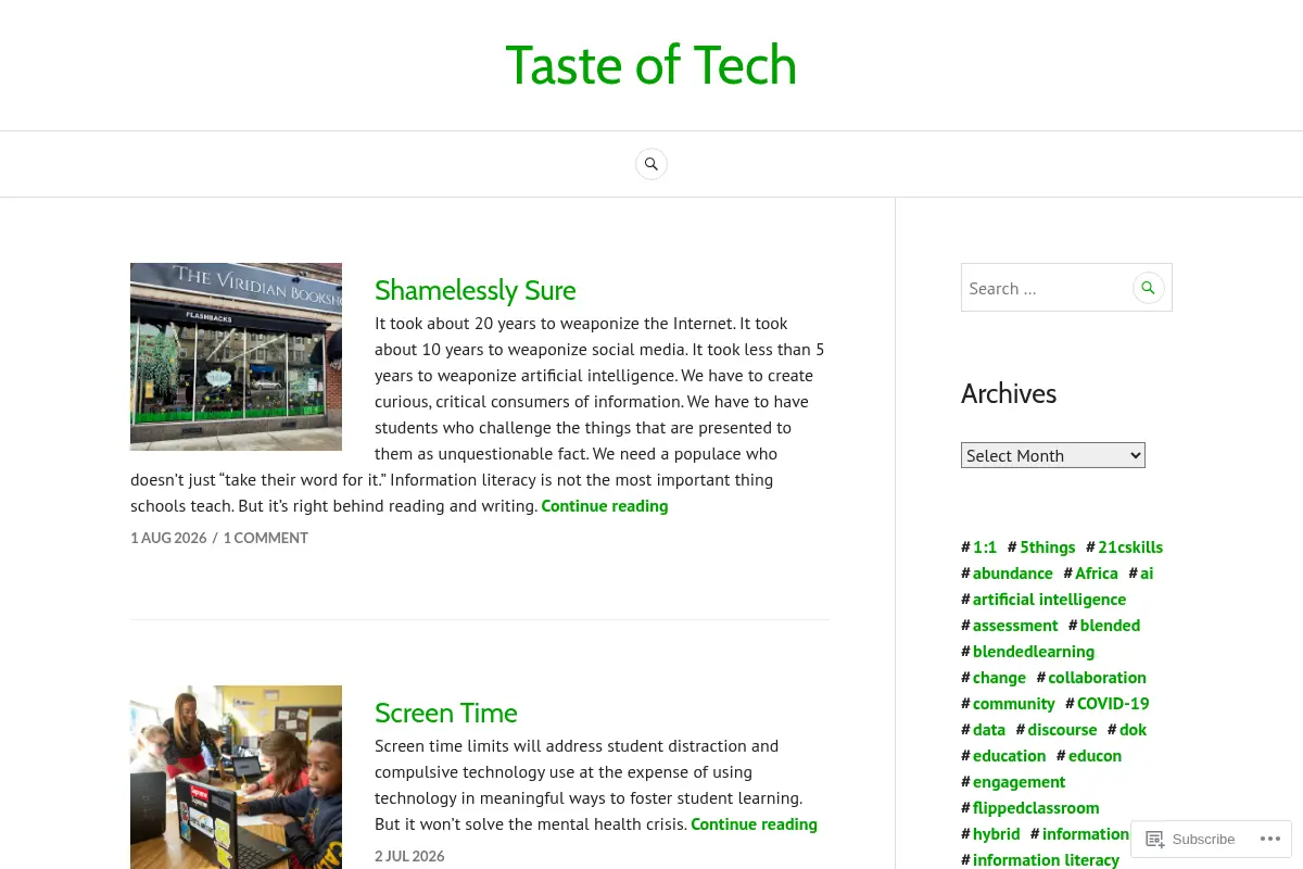 Taste of Tech