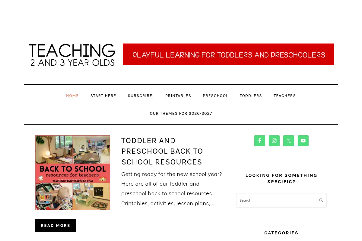 Teaching 2 and 3 Year Olds - Playful Learning Ideas for Toddlers and Preschoolers