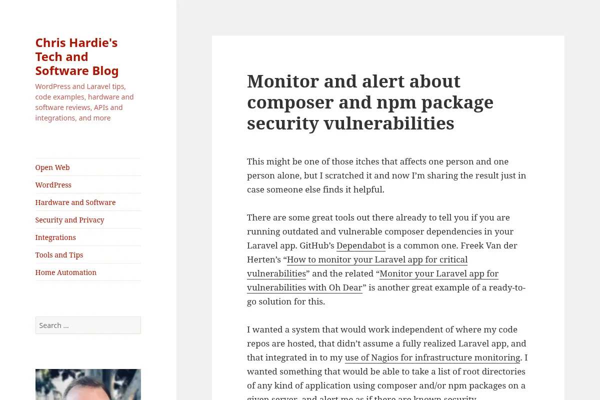 Chris Hardie's Tech and Software Blog