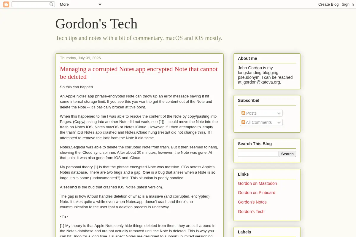 Gordon's Tech