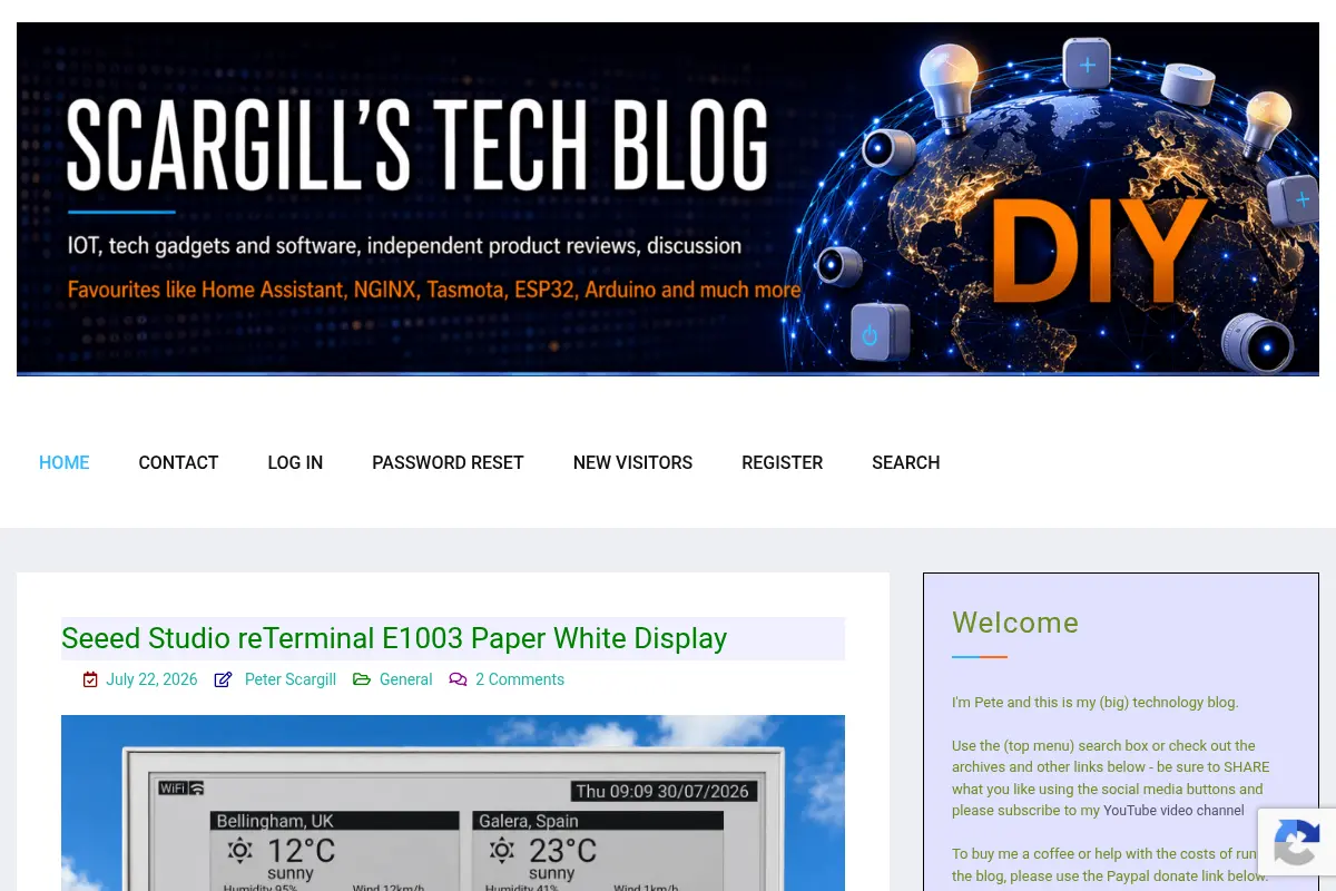 Scargill's Tech Blog - Anything to do with gadgets - the stuff that gets me up in the morning full of enthusiasm %