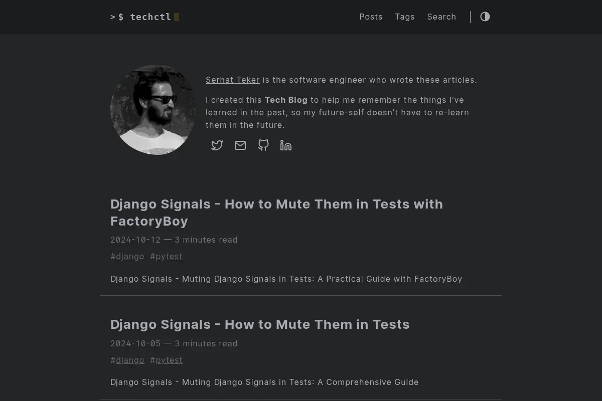 Tech Blog | Serhat Teker