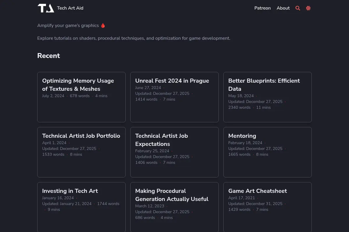 Tech Art Aid