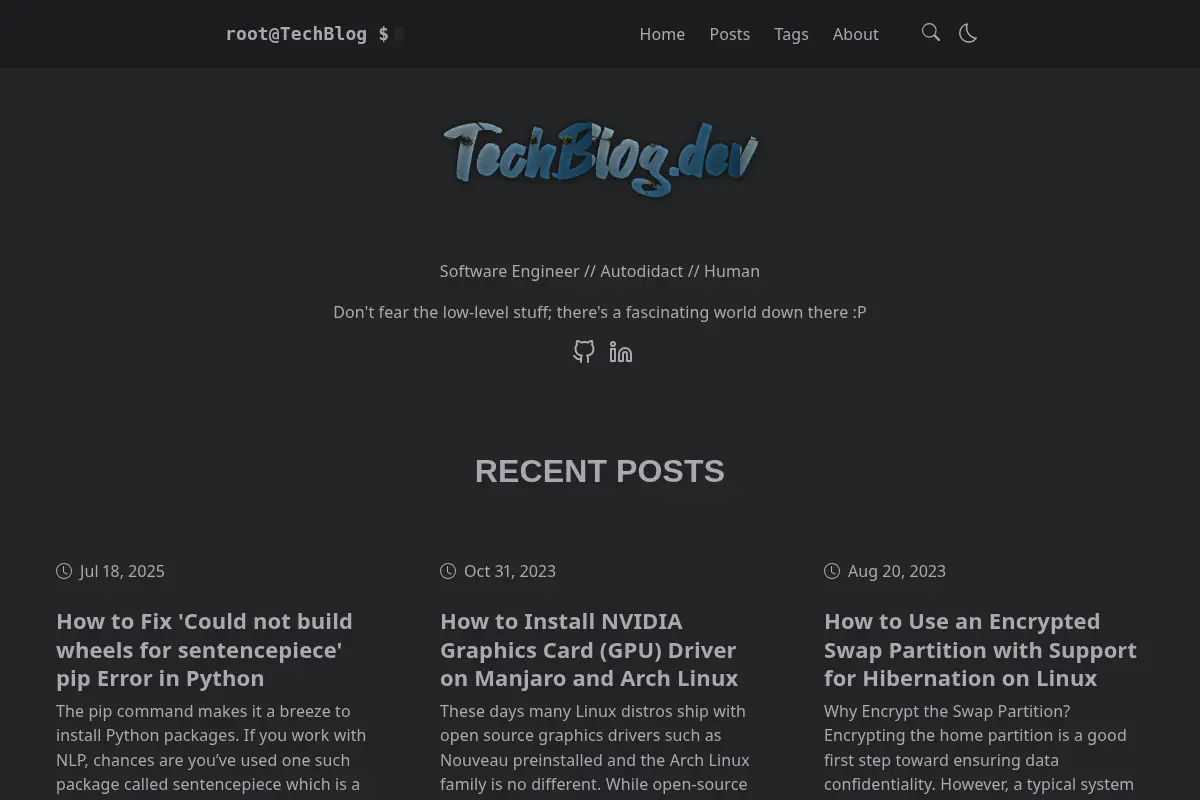 TechBlog.dev