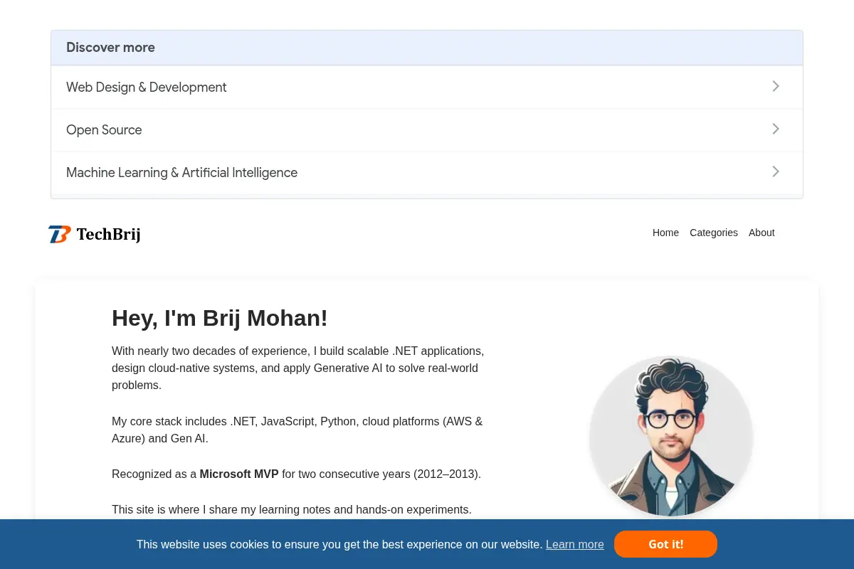 TechBrij - .NET, C#, JavaScript, Web Development