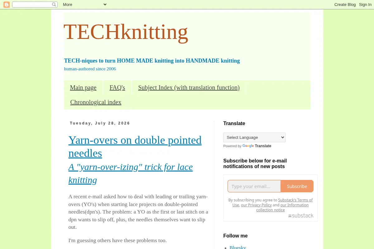 TECHknitting