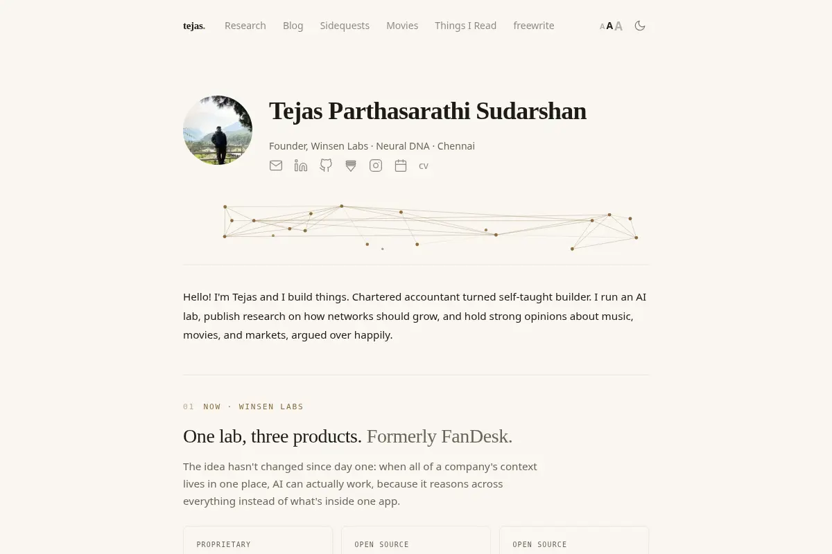 Tejas Parthasarathi Sudarshan