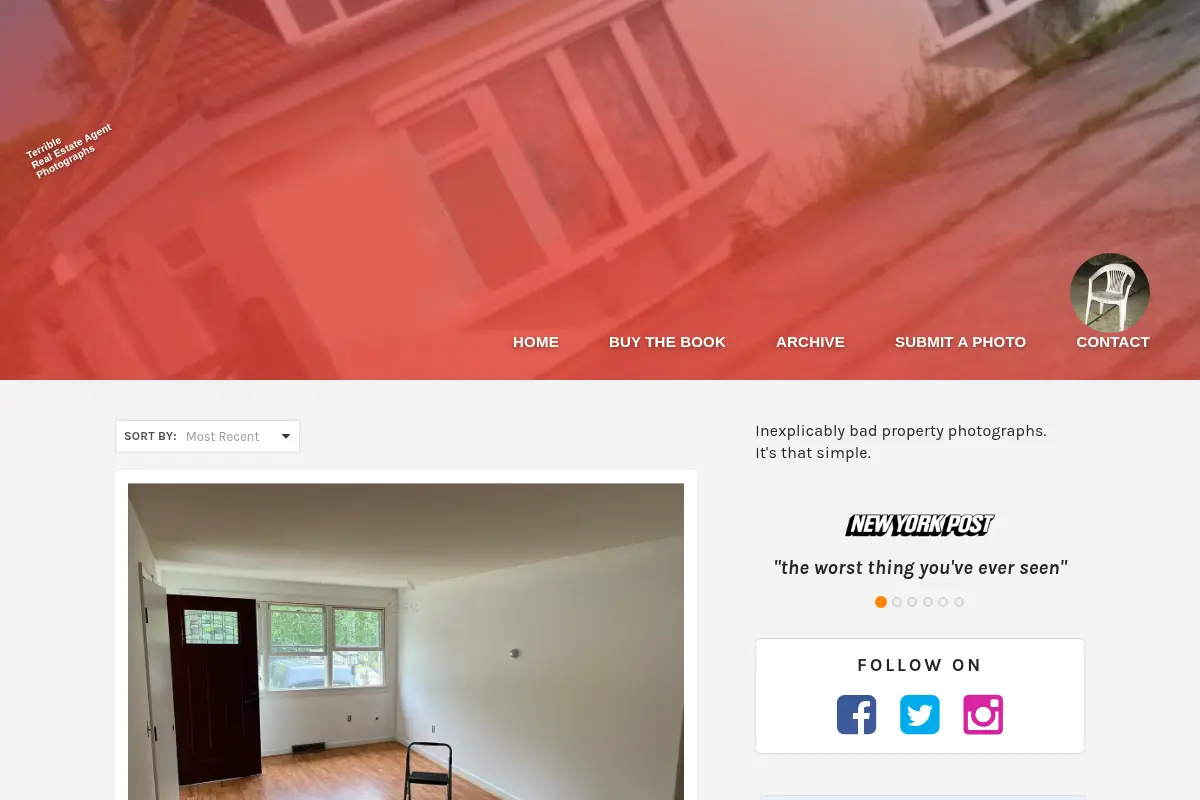Terrible real estate agent photographs