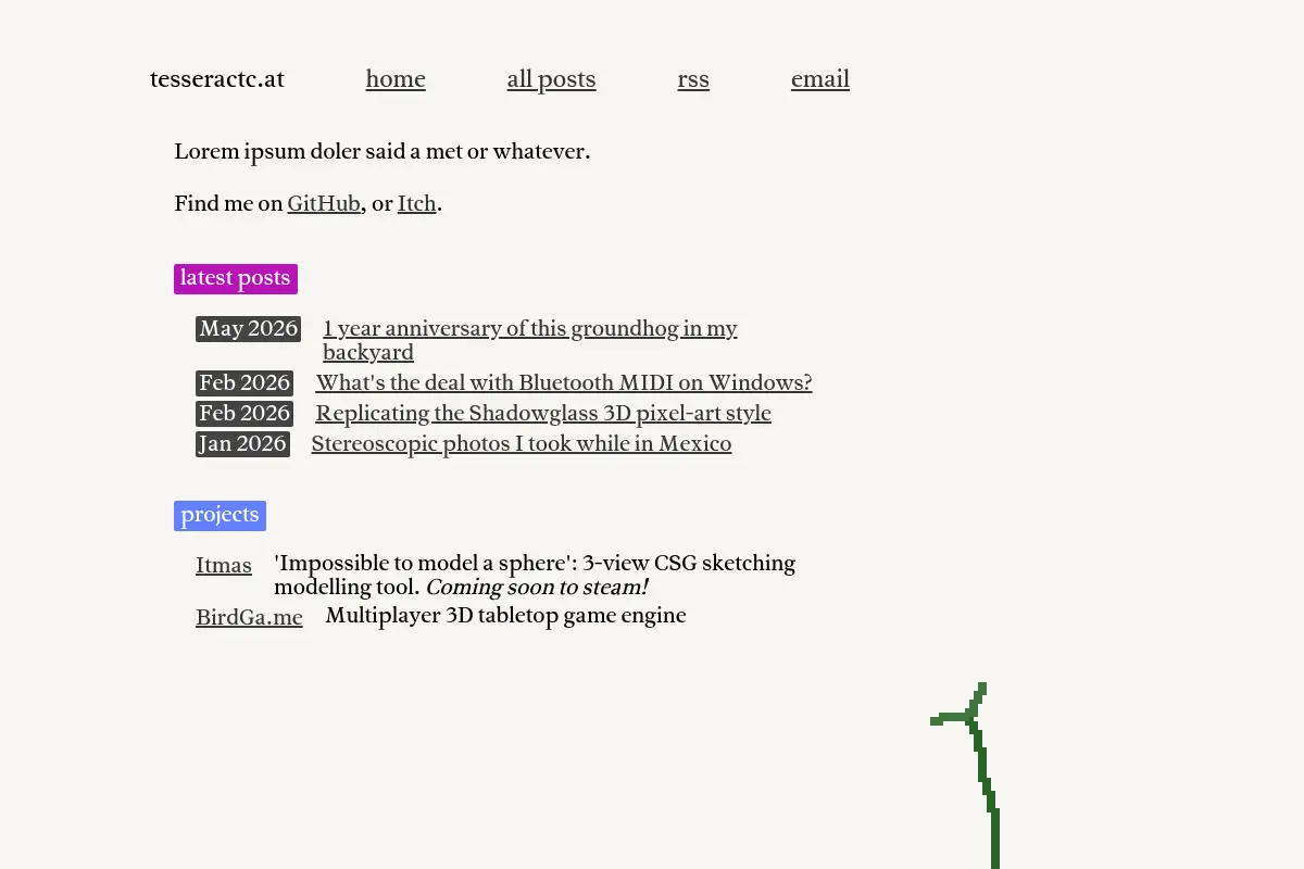 tesseractcat's site