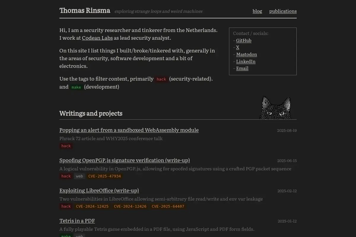 Blog | Thomas Rinsma