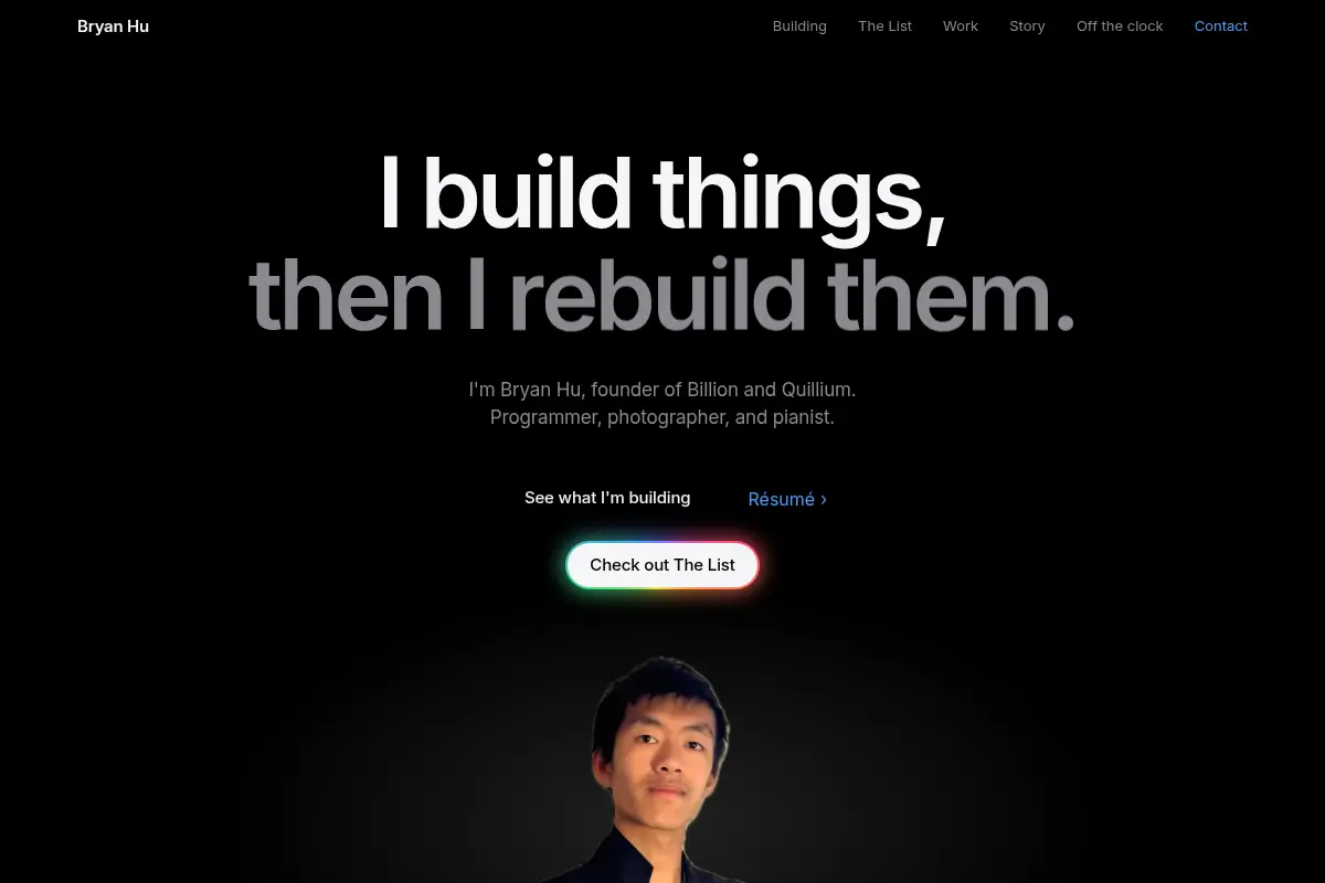 Bryan Hu — Founder & Developer