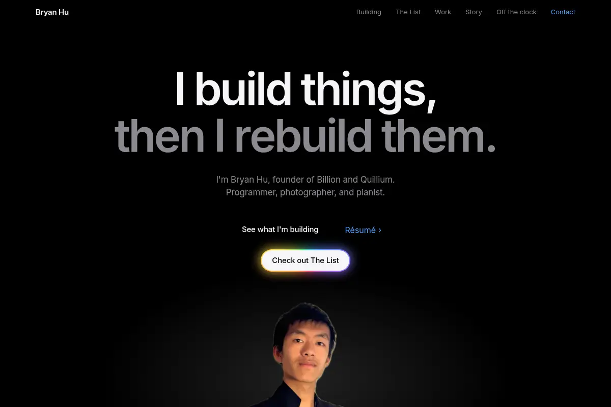 Bryan Hu — Founder & Developer