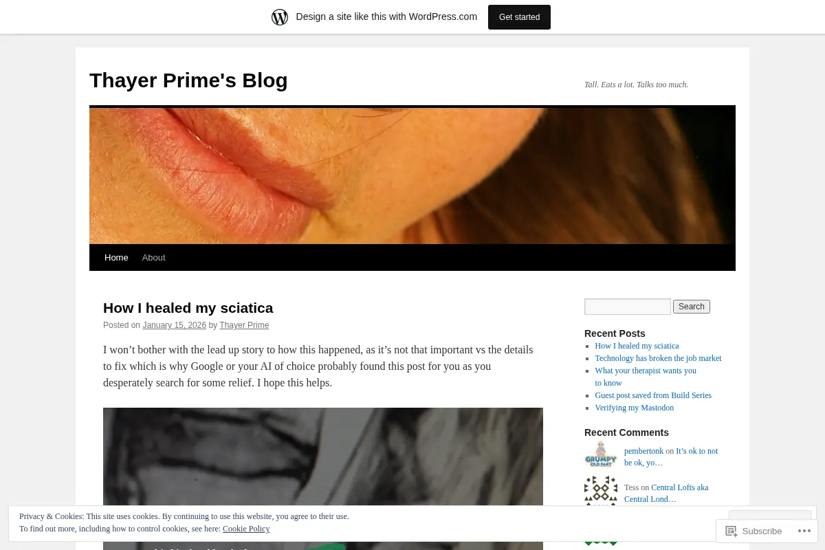 Thayer Prime's Blog
