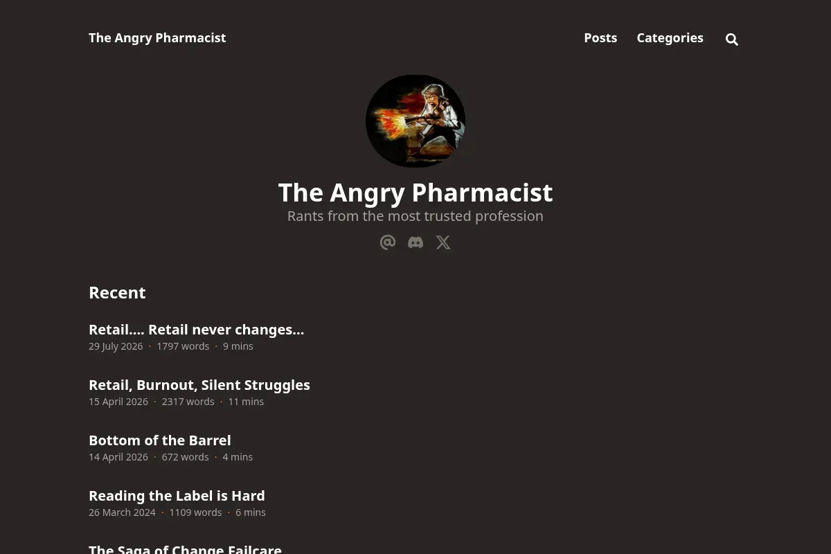 The Angry Pharmacist