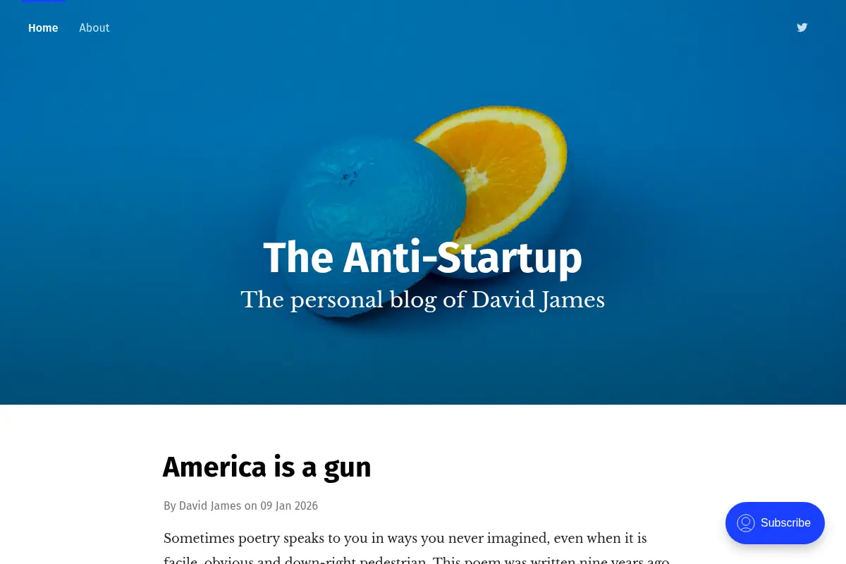 The Anti-Startup