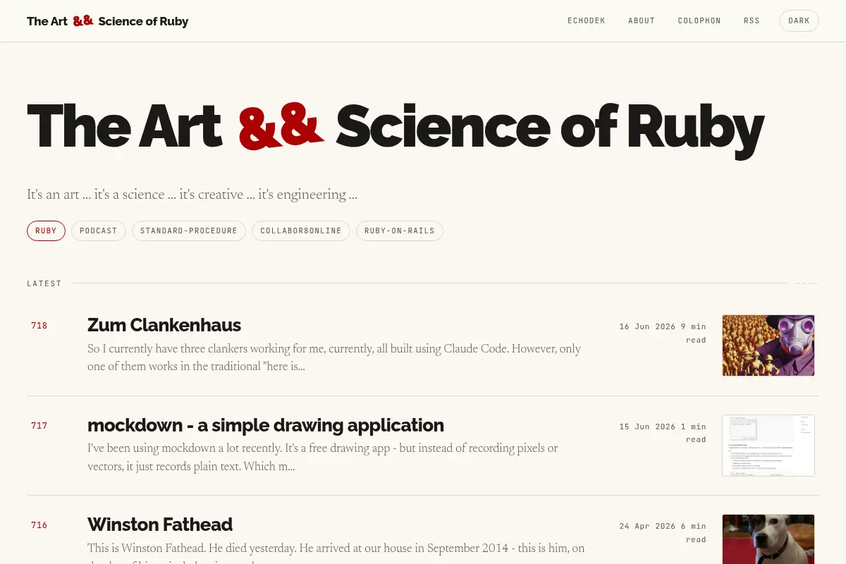 The Art & Science of Ruby