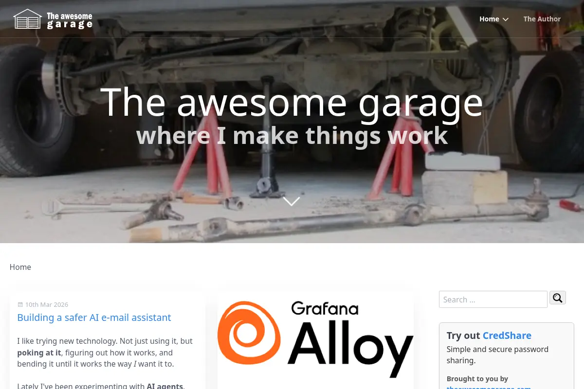The awesome garage