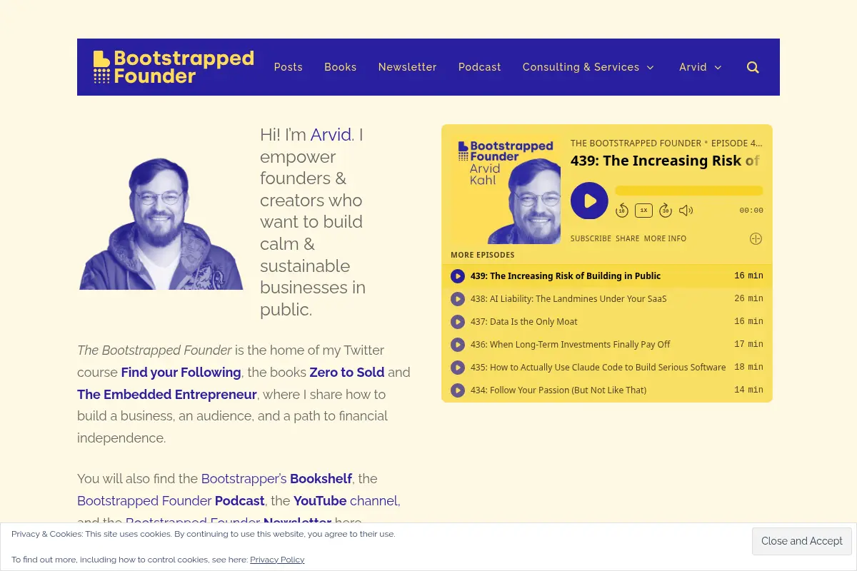 The Bootstrapped Founder