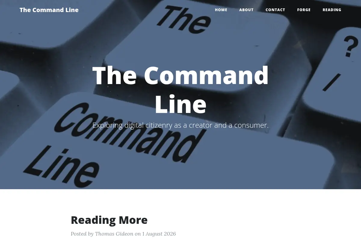 The Command Line