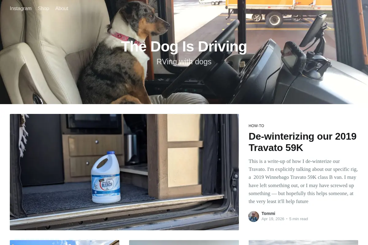 The Dog Is Driving
