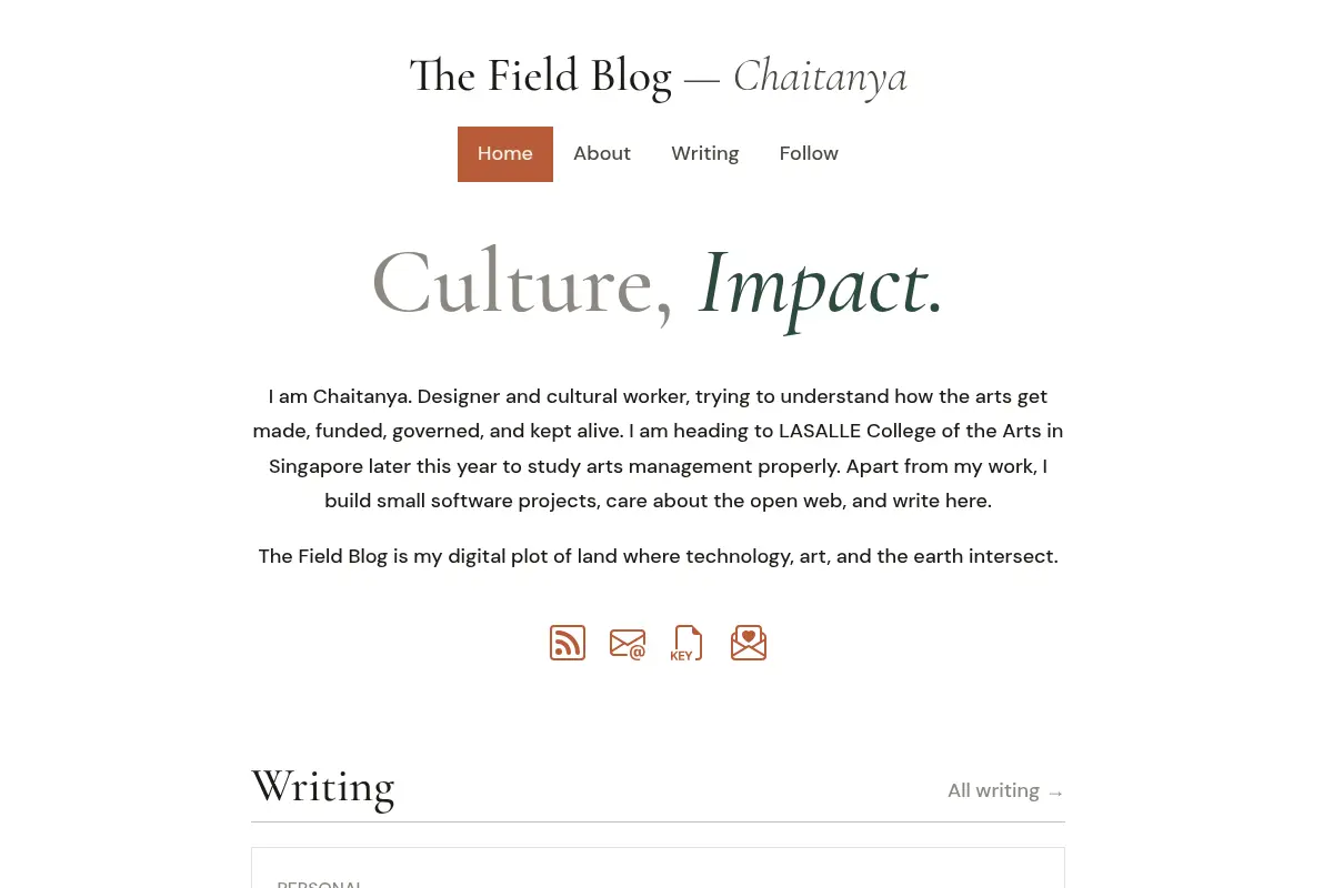 The Field Blog