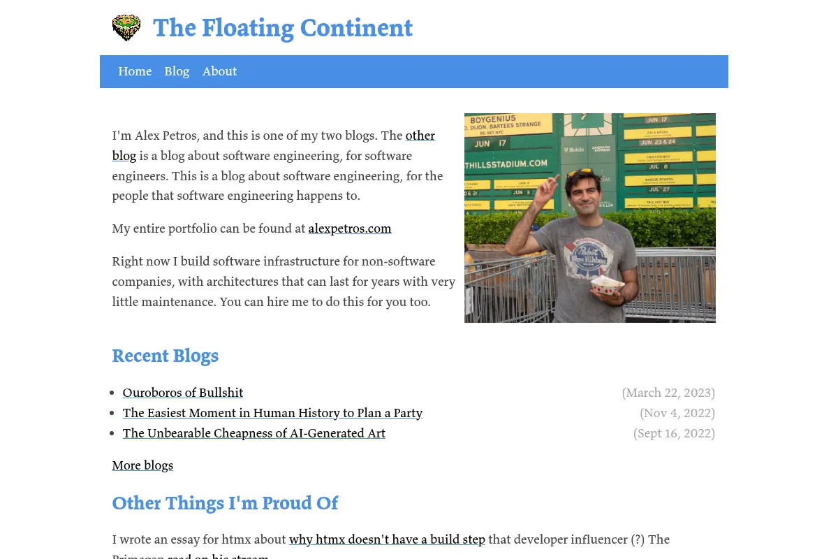 The Floating Continent