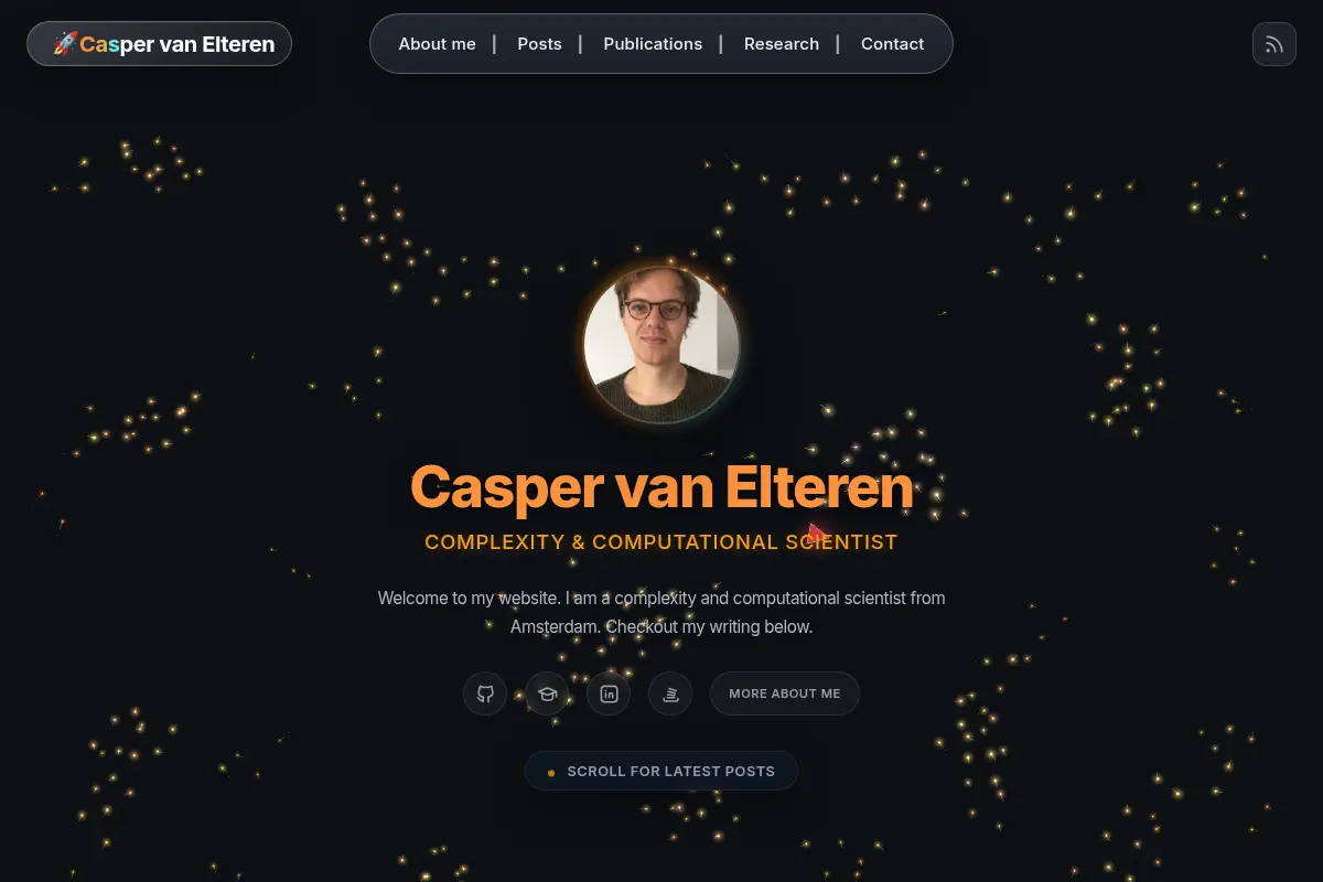 Casper van Elteren | Computational and Complexity Scientist