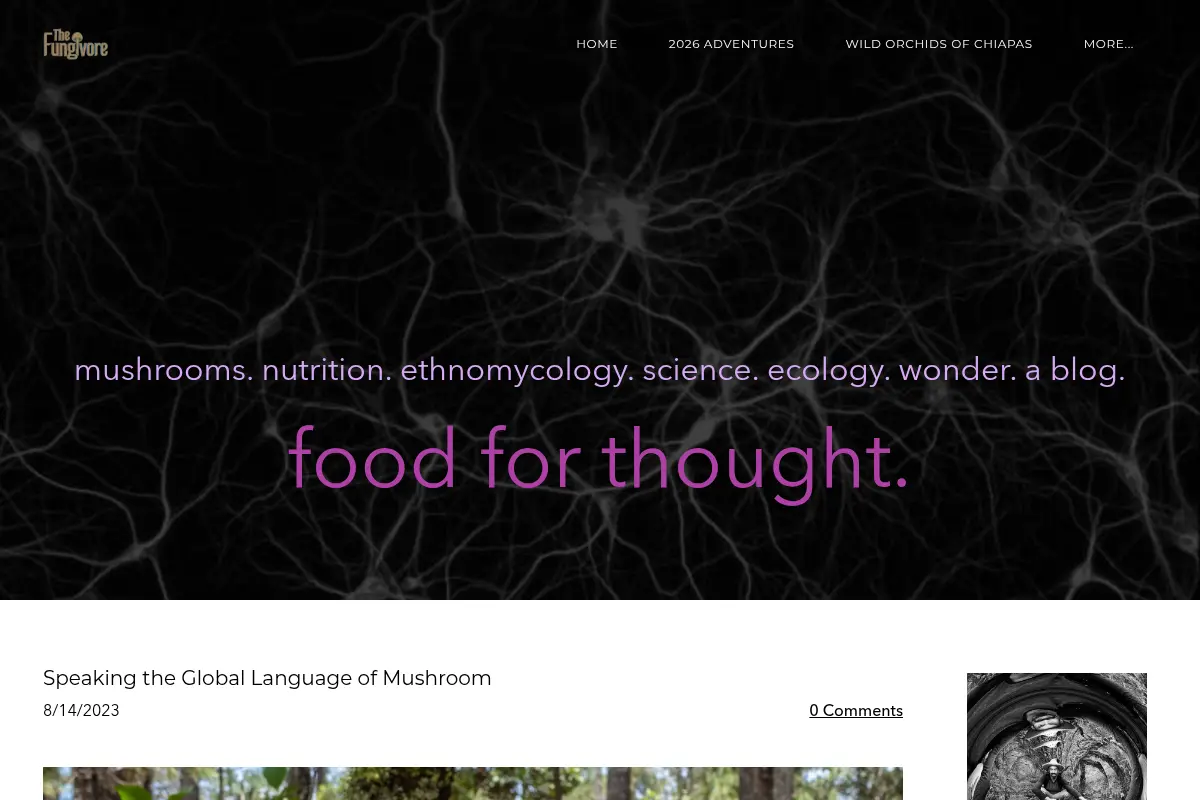 The Fungivore - Food for Thought Blog