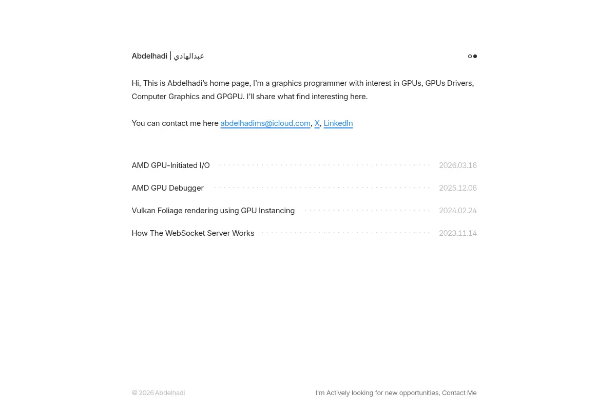 Abdelhadi's Blog