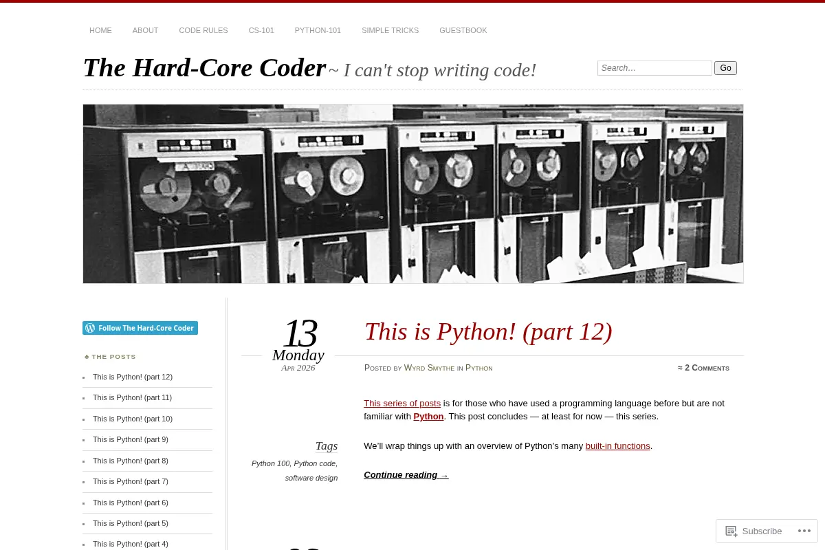 The Hard-Core Coder