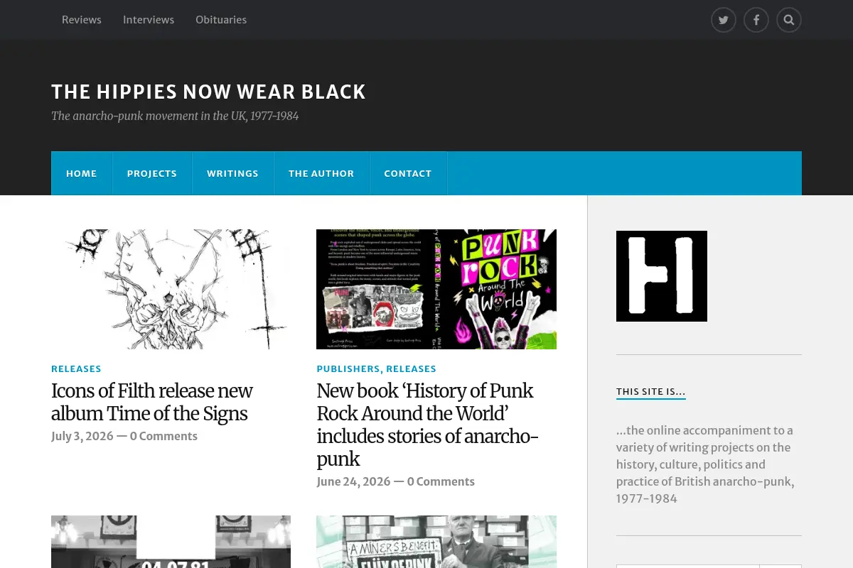 The Hippies Now Wear Black
