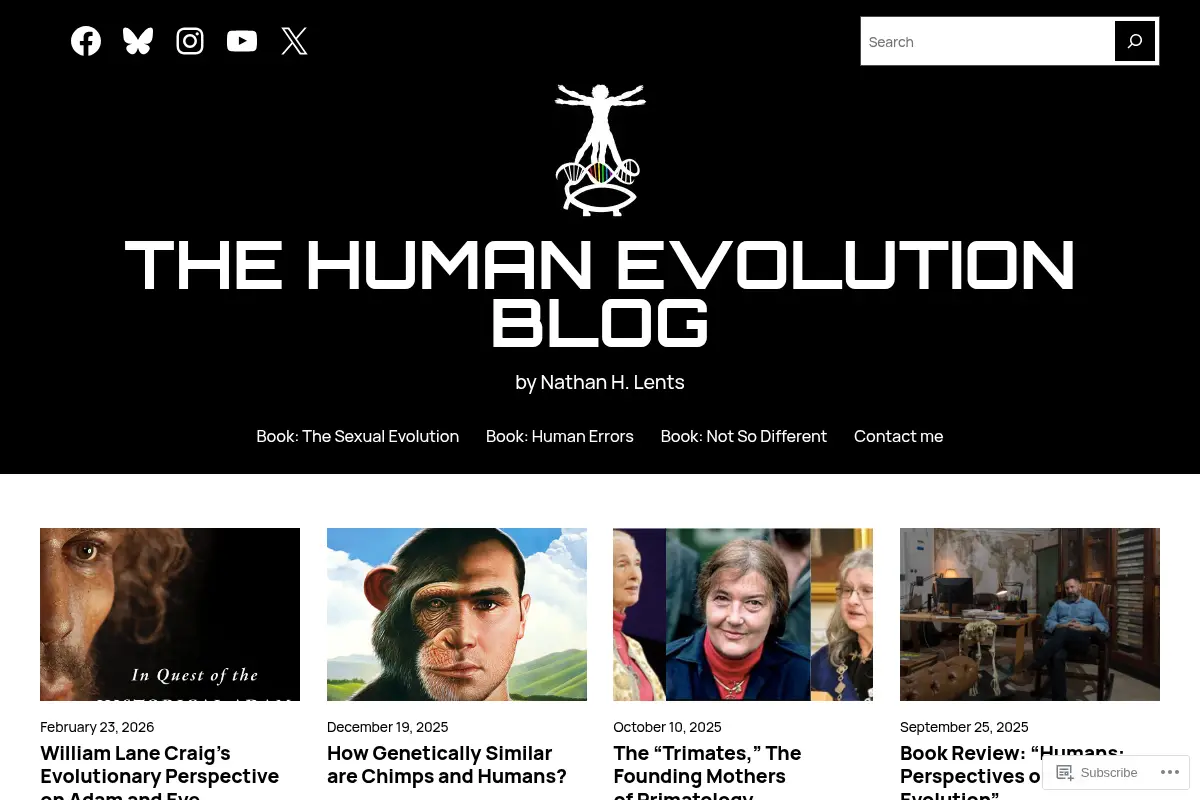The Human Evolution Blog