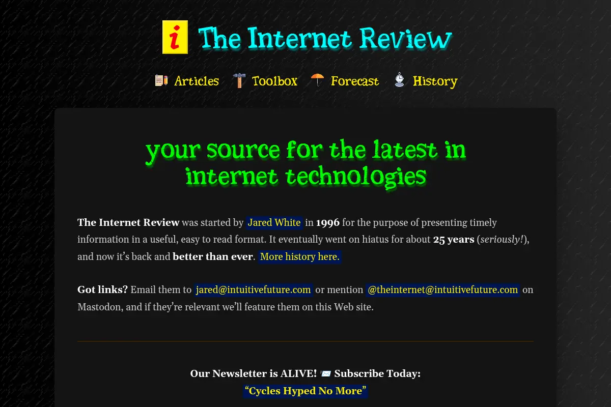 The Internet Review
