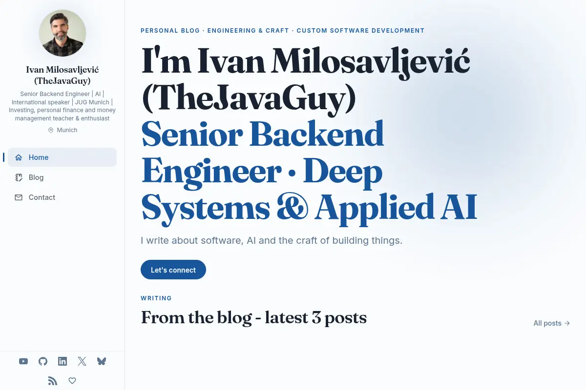 TheJavaGuy Software & Blog