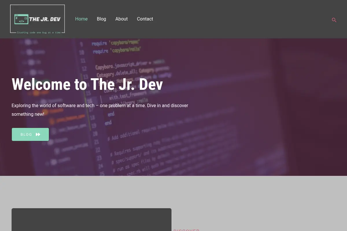 The Jr Dev