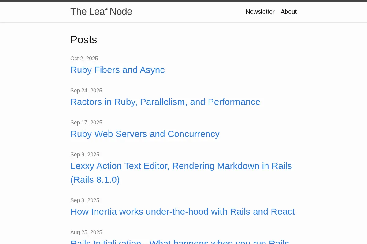 The Leaf Node