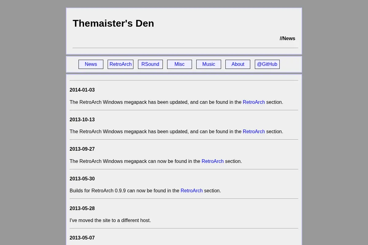 Themaister's Den