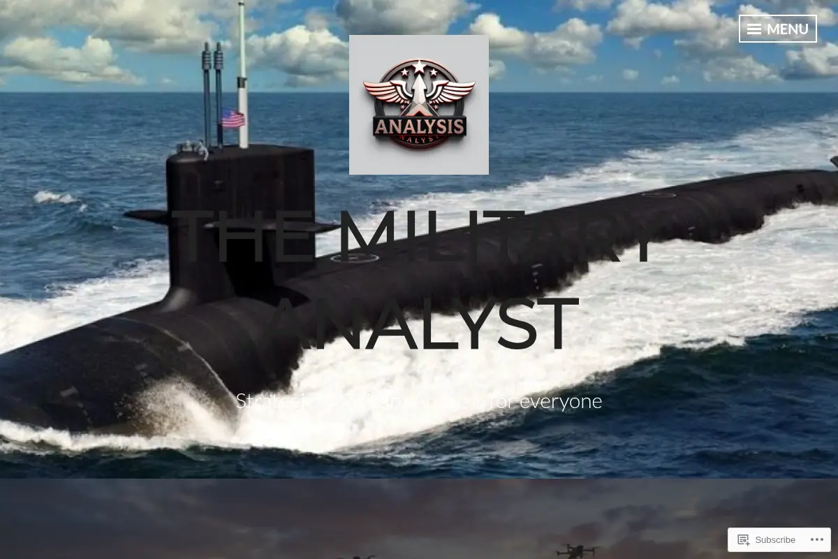 The Military Analyst – Strategic & Military Analysis for everyone