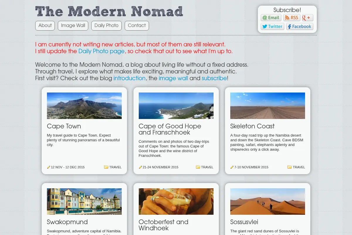 The Modern Nomad