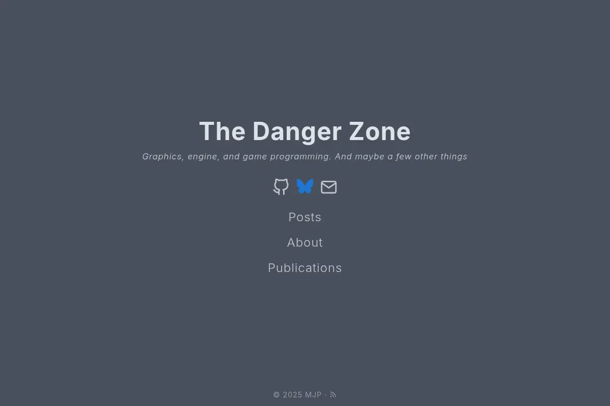 The Danger Zone