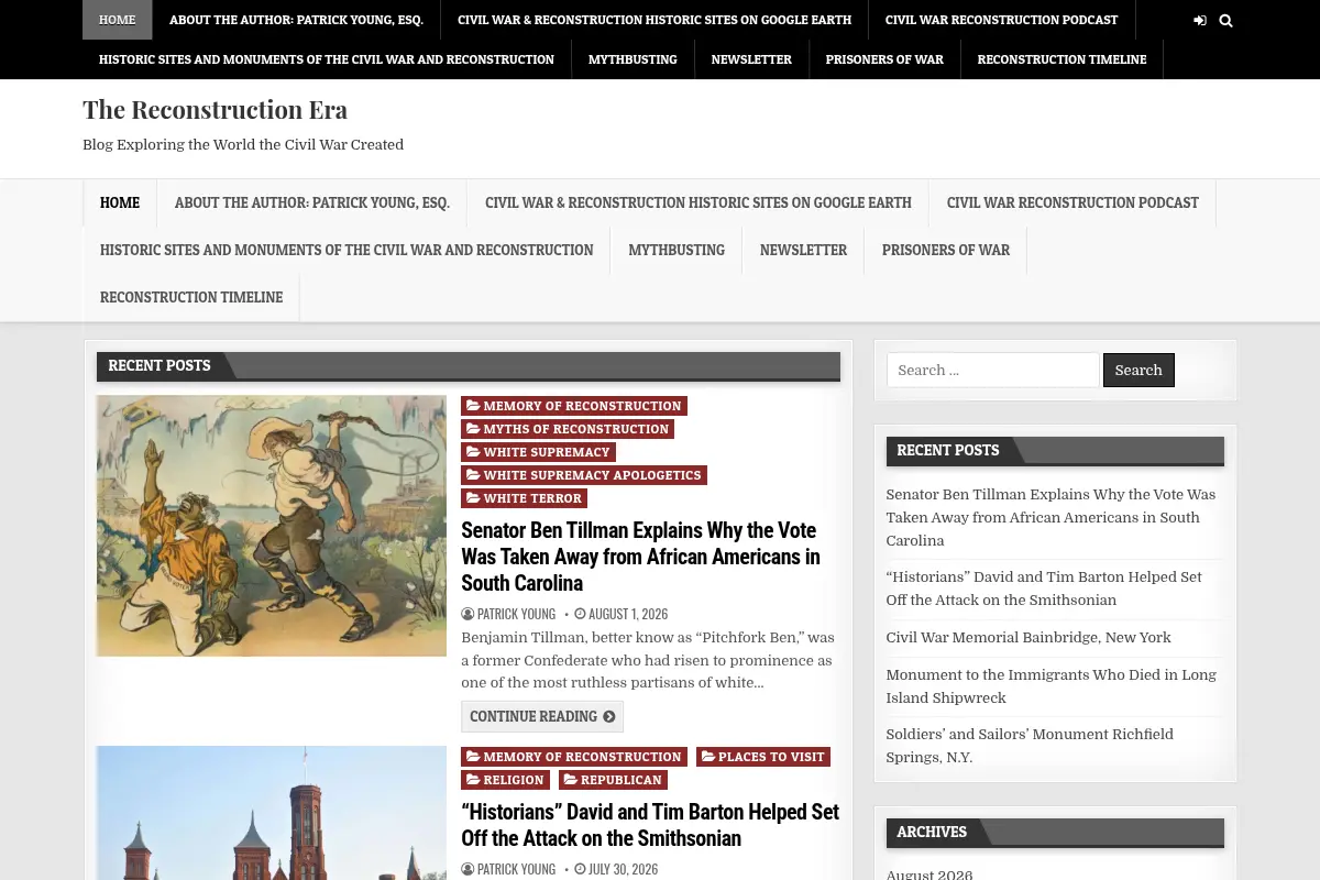 The Reconstruction Era - Blog Exploring the World the Civil War Created