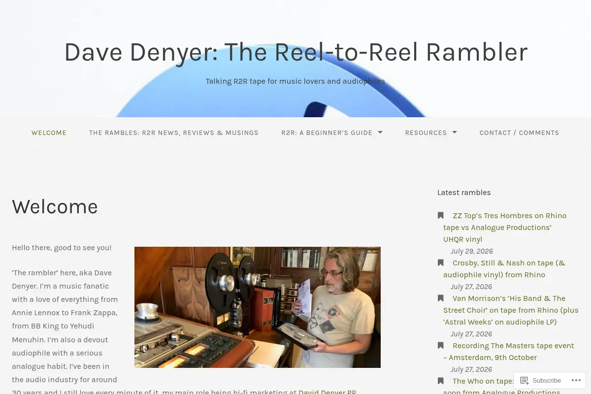 The Reel-to-Reel Rambler