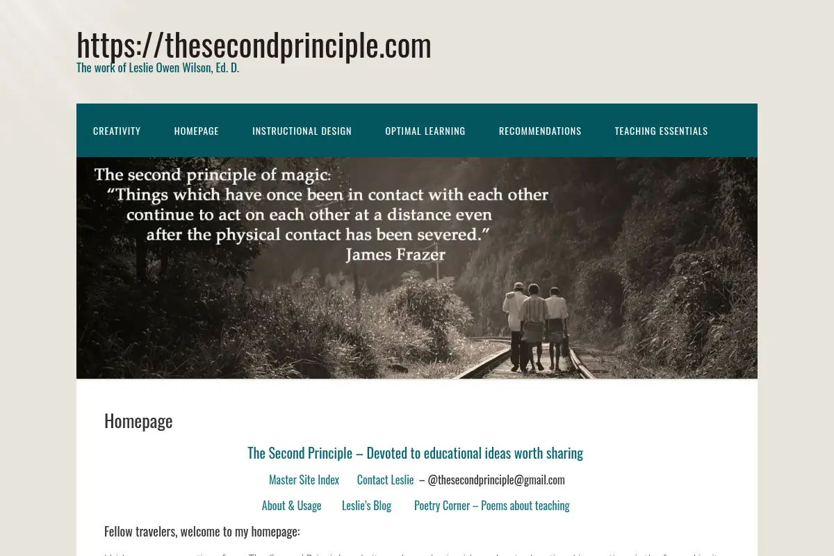 The Second Principle