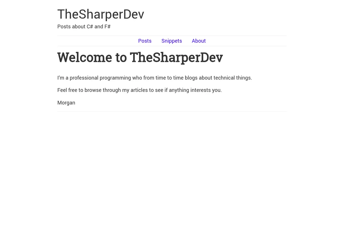 TheSharperDev