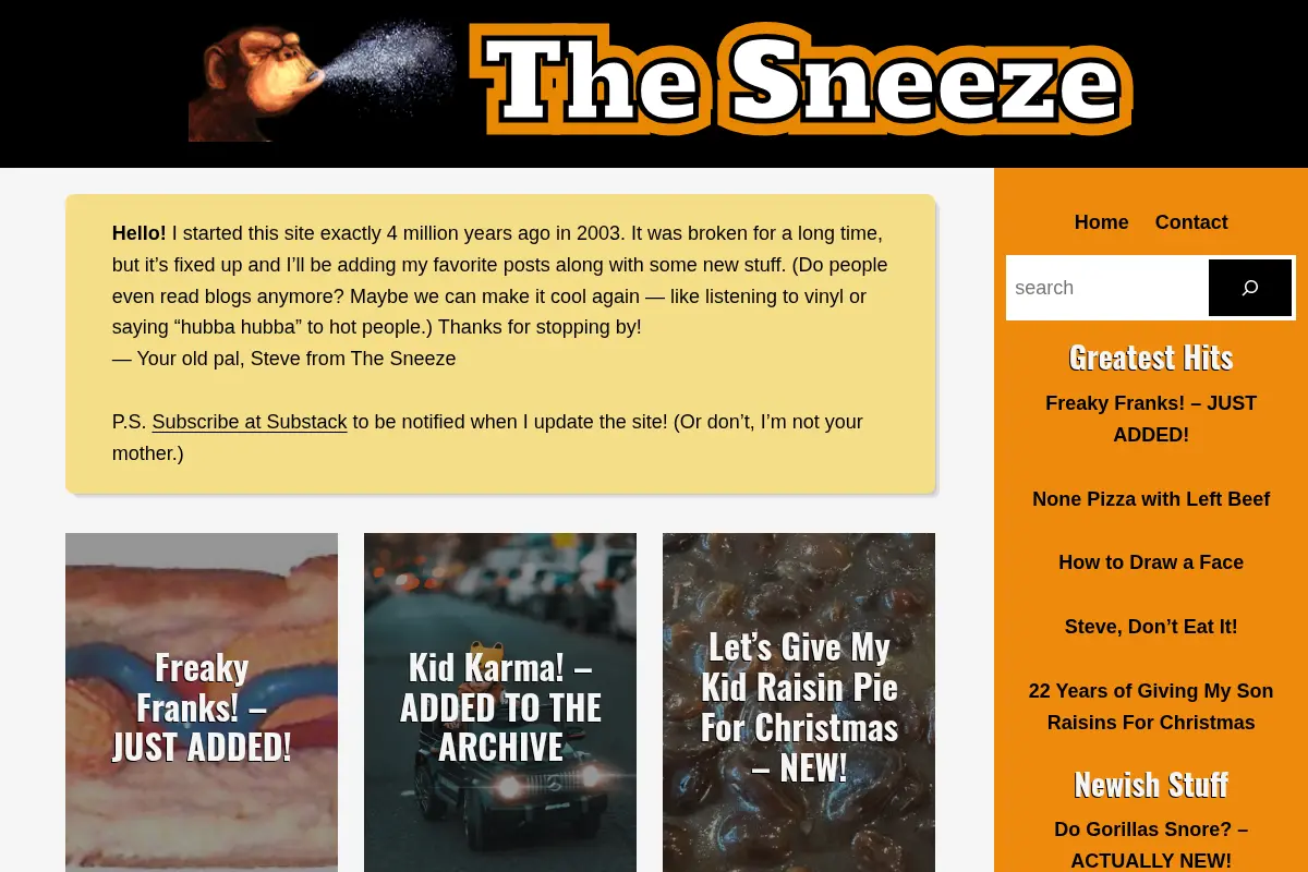 The Sneeze