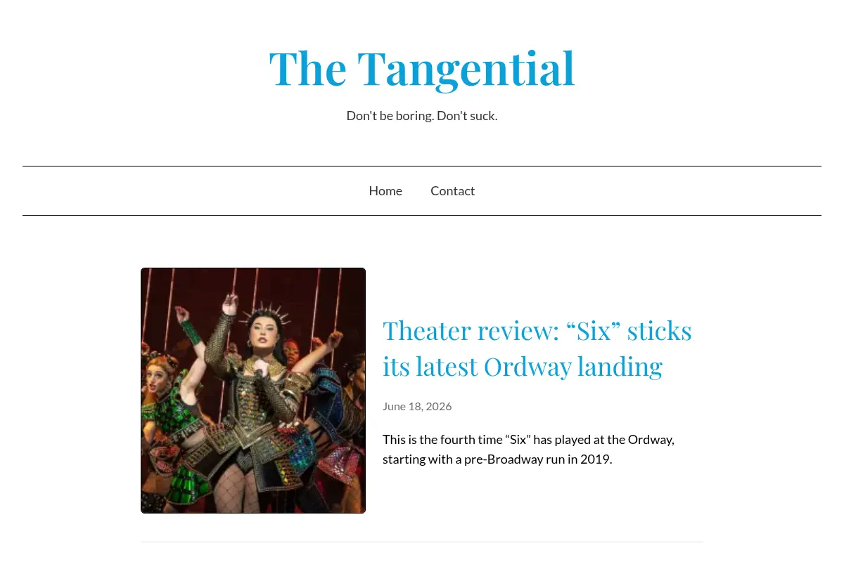 The Tangential