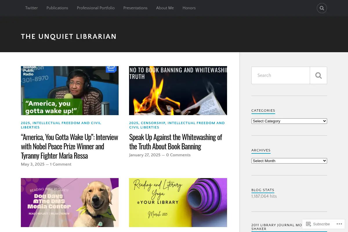 The Unquiet Librarian